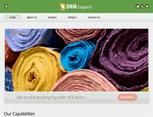 Tablet Screenshot of dnmexports.com
